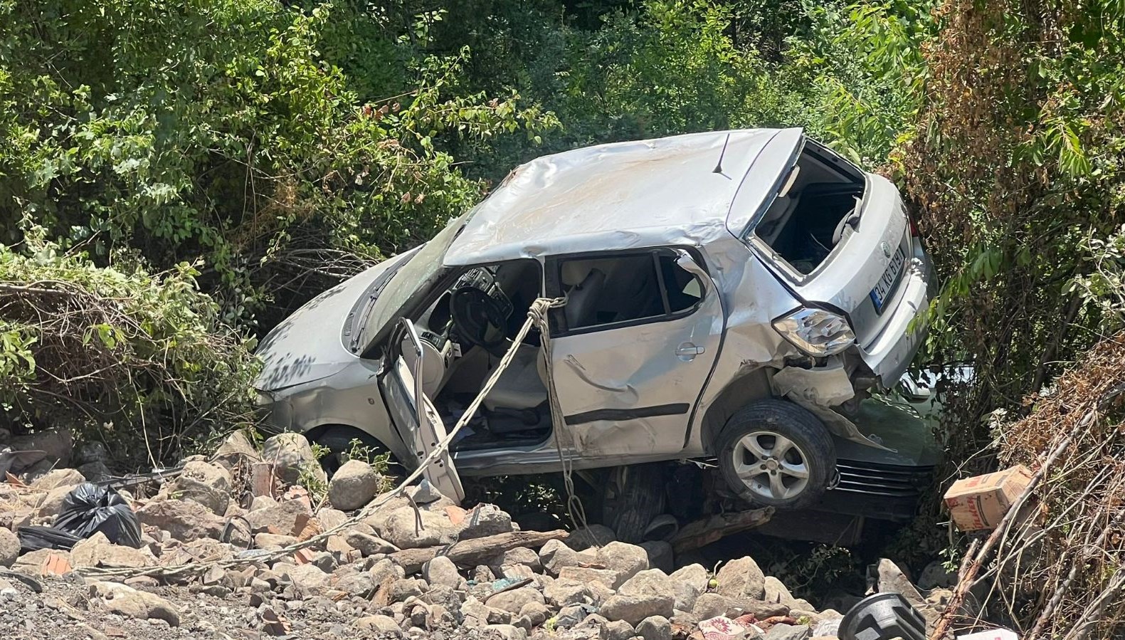 Sinop’ta iki otomobil çarpıştı: 4 kişi yaralandı